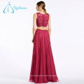 Lace Sequined Beading Chiffon Red China Bridesmaid Dresses